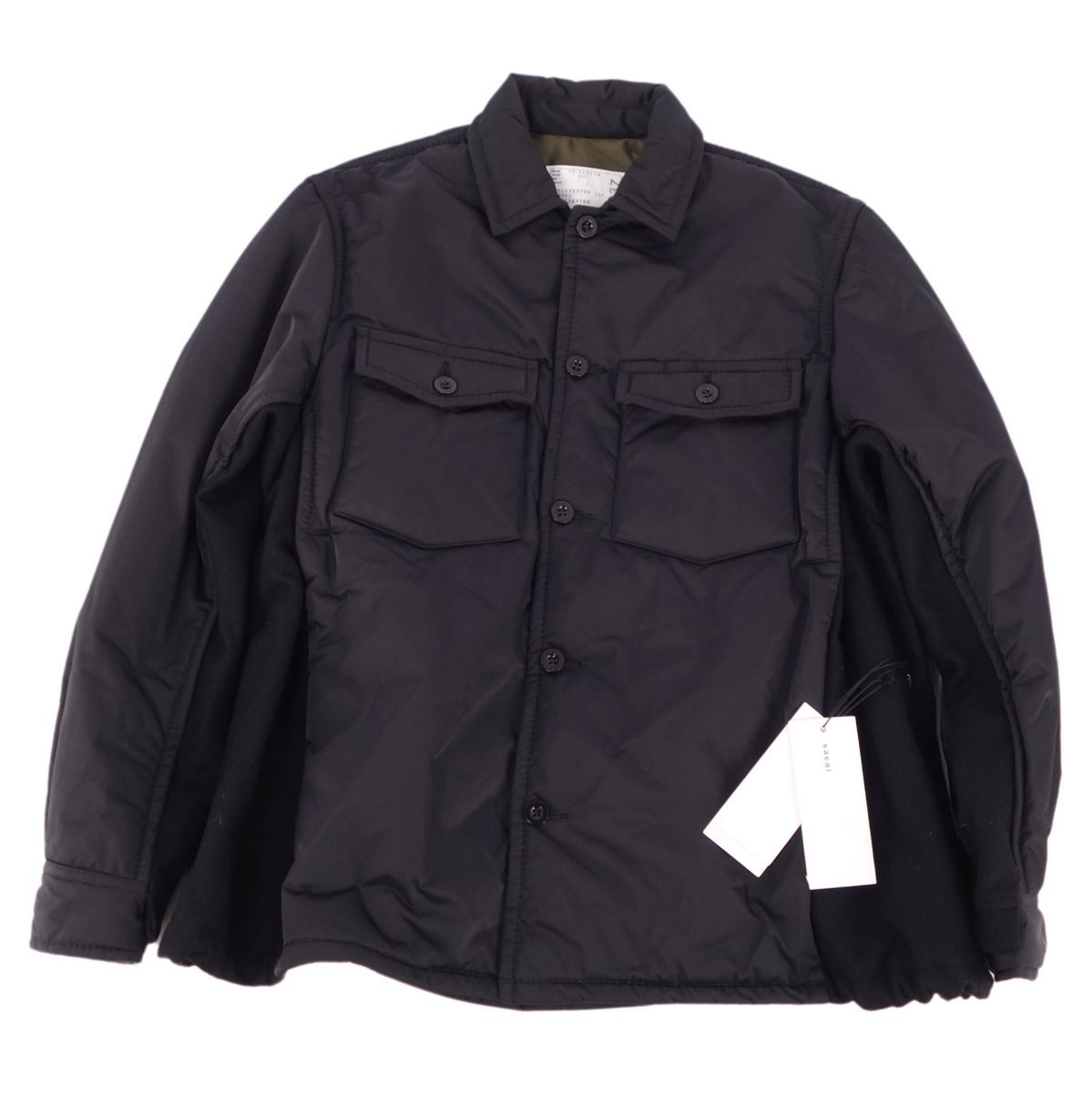 Sacai Sports Mix Padded Shirt ダウンジャケット sacai Sports Mix Padded Shirt サイズ3