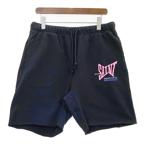 SAINT Mxxxxxx セントマイケル　スエットショーツ　L SAINT Mxxxxxx セントマイケル スエットショーツ L（セント