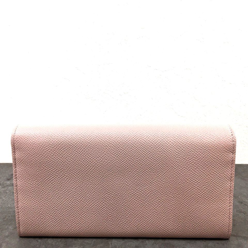 173 送料込み！ 極美品 BVLGARI 長財布 ピンク ブルガリブルガリ