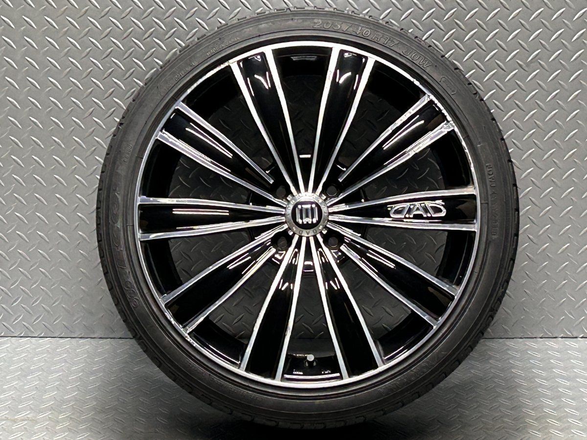 送料無料【1本】D.A.D 17x7J+45 4穴100 ヨコハマ エコスES300 205/40R17 YOKOHAMA ECOS ES300 (24030024)