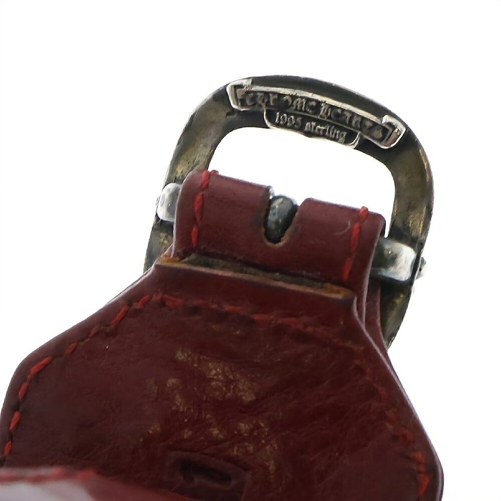 クロムハーツ RR TINY BUCKLE/ロックンロール レザーブレスレット メンズ