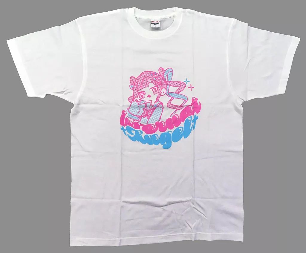 中古】Tシャツ 超絶最かわてんしちゃん ぴ～すT ホワイト L