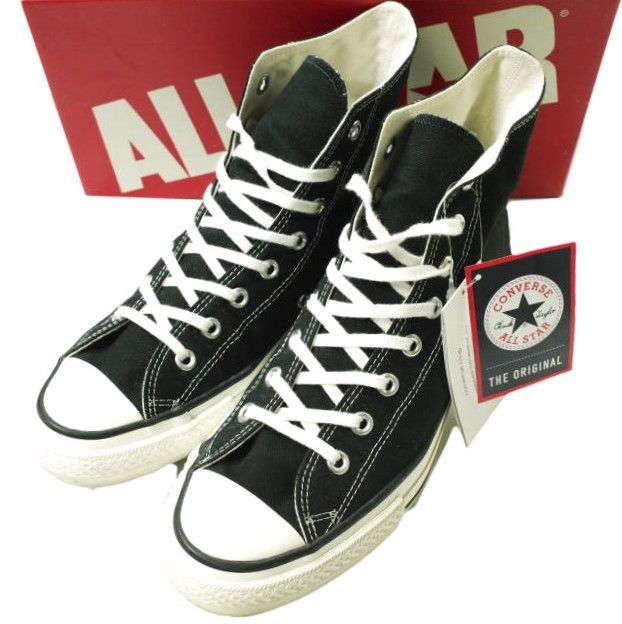 CONVERSE コンバース 日本製 CANVAS AS J HI キャンバス オールスター ジャパン ハイカット US9(27.5cm) ブラック  MADE IN JAPAN ALLSTAR スニーカー シューズ g15471 - メルカリ