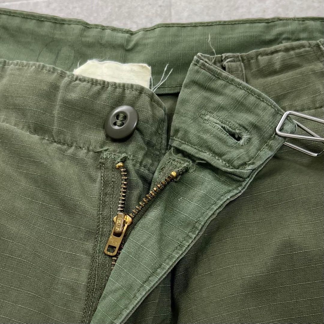 希少 アメリカ軍 ジャングルファティーグパンツ 4th SMALL 60s