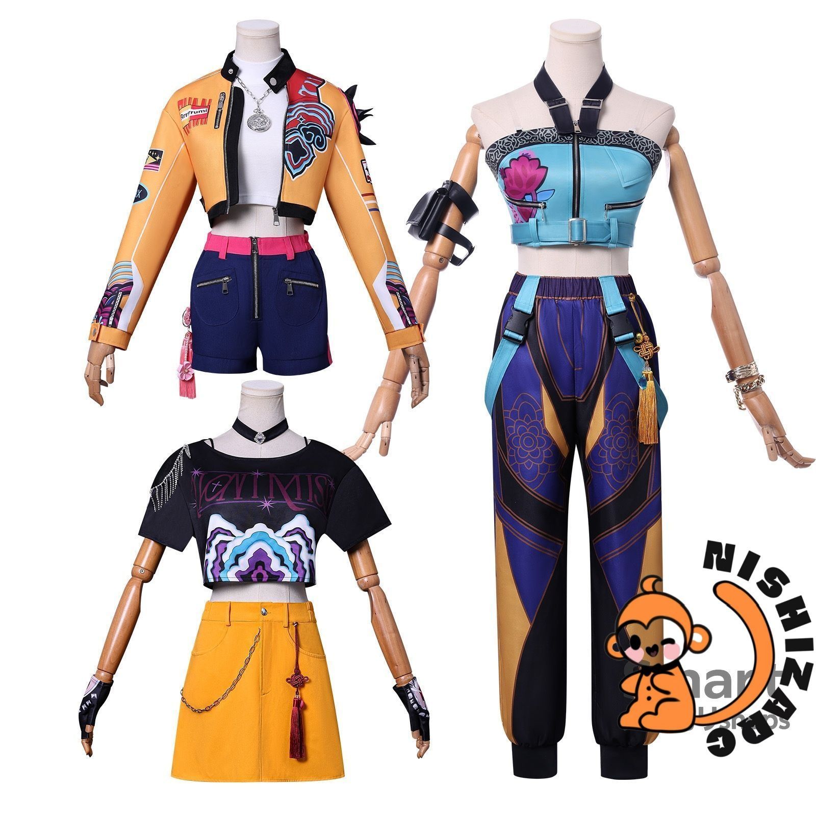 コスプレ 衣装 ミラ Demon Hunters アニメ風 フルセット キャラクター 仮装 二次元服 M250909-4