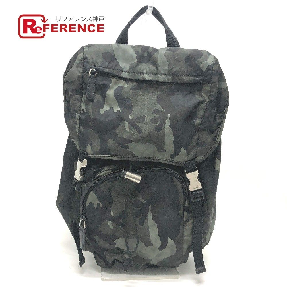 PRADA 迷彩柄バックパック リュック V135 プラダ リュック カモフラ