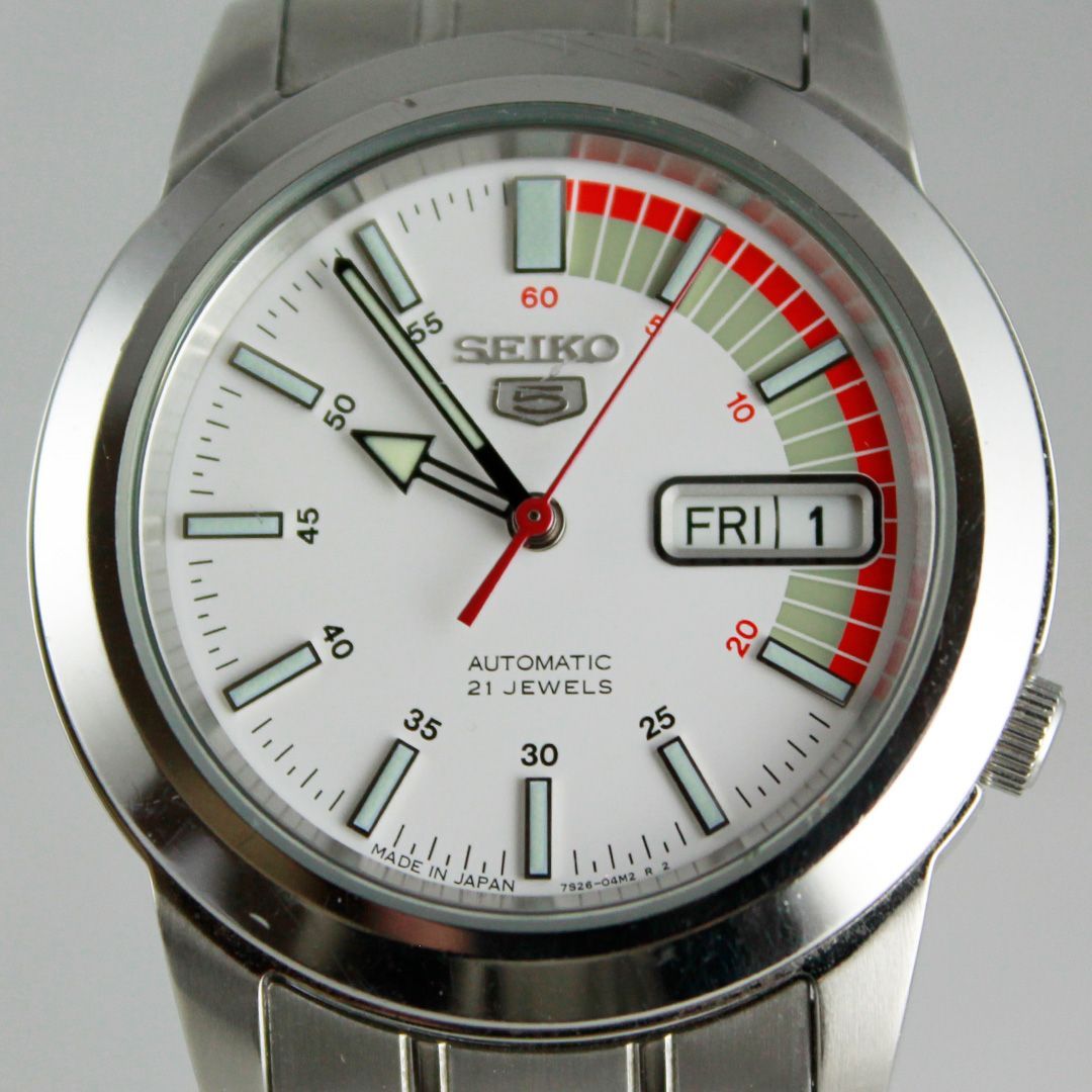 中古 】 SEIKO 5 セイコー 7S26-02W0 自動巻き デイデイト