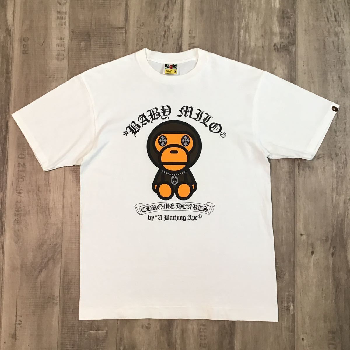 ☆激レア☆ クロムハーツ × BAPE Tシャツ Mサイズ a bathing ape ☆激レア☆ クロムハーツ × BAPE Tシャツ Mサイズ a bathing ape