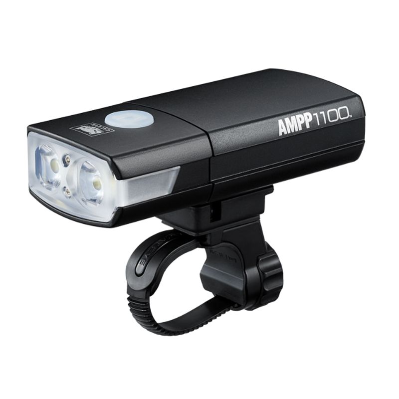 キャットアイ CAT EYE AMPP1100 最大ルーメン1100 充電式 ライト サイクル|自転車 BK ブラック