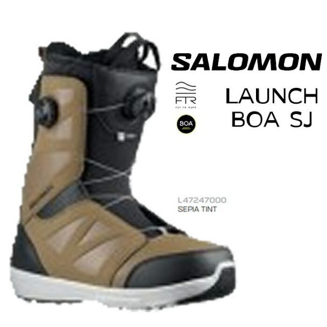 Salomon Launch BOA 子ども用スノーボードブーツ 23 スノーボード