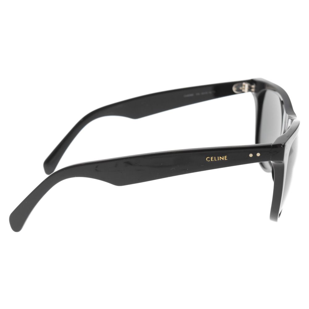 CELINE ブラック ミラーサングラス セリーヌ CELINE CELINE サングラス CL40243I ポリゴン型 オーバル型