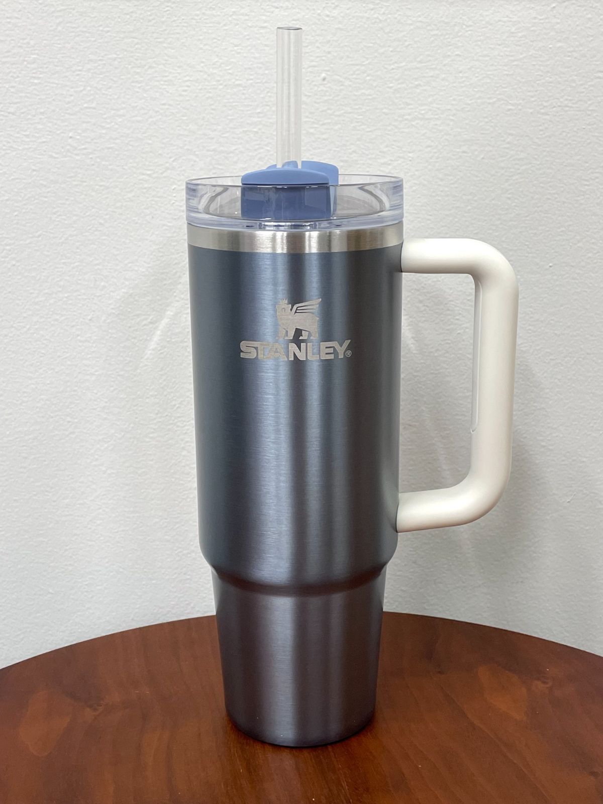 新品未使用】チタン 2重 ロック カップ シルバー 木箱 霞 かすみ TW-3