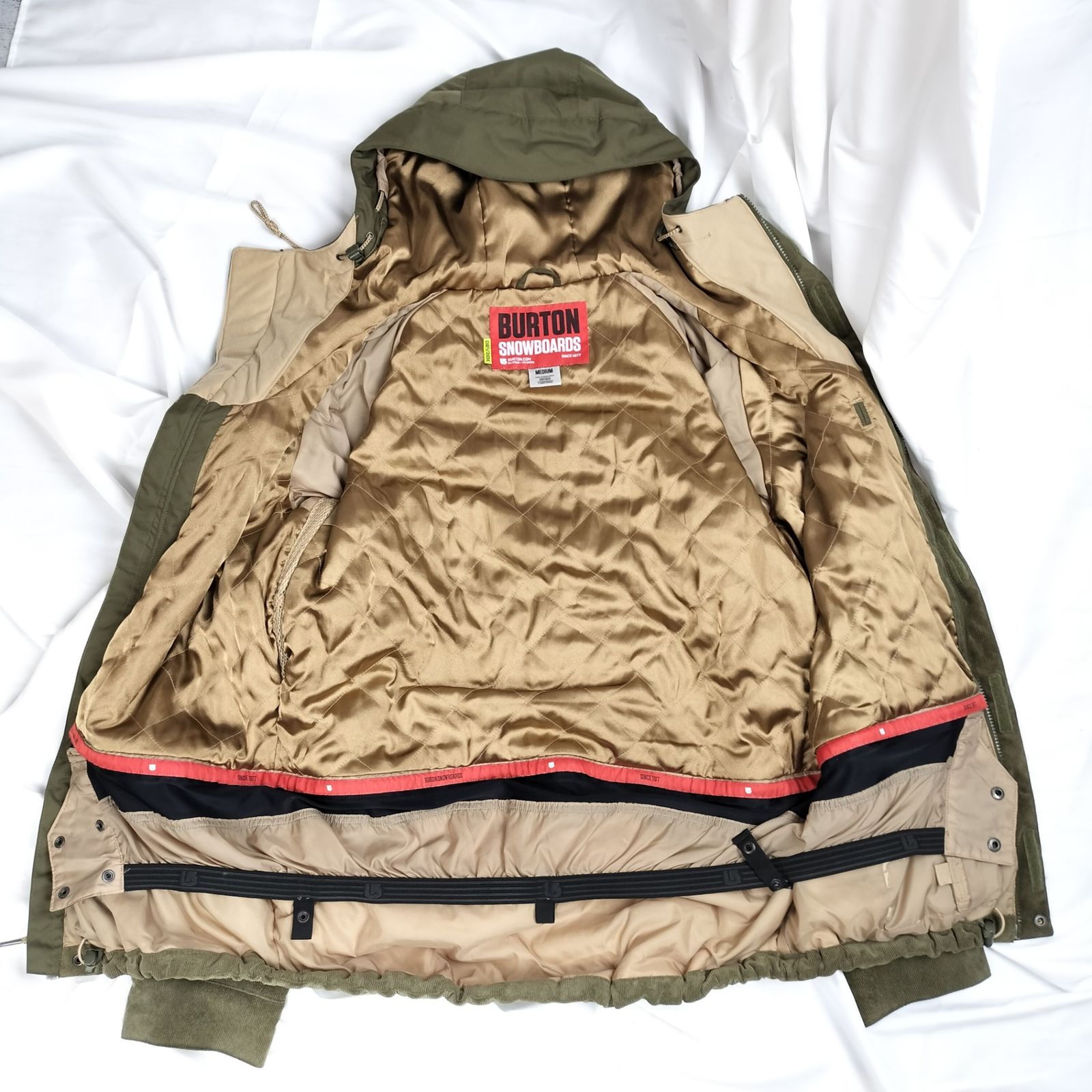 BURTON　DRYRIDE　 Mサイズ　オリーブ　スノーボード　ウェア　美品 BURTON DRYRIDE Mサイズ オリーブ スノーボード ウェア 美品 Burton