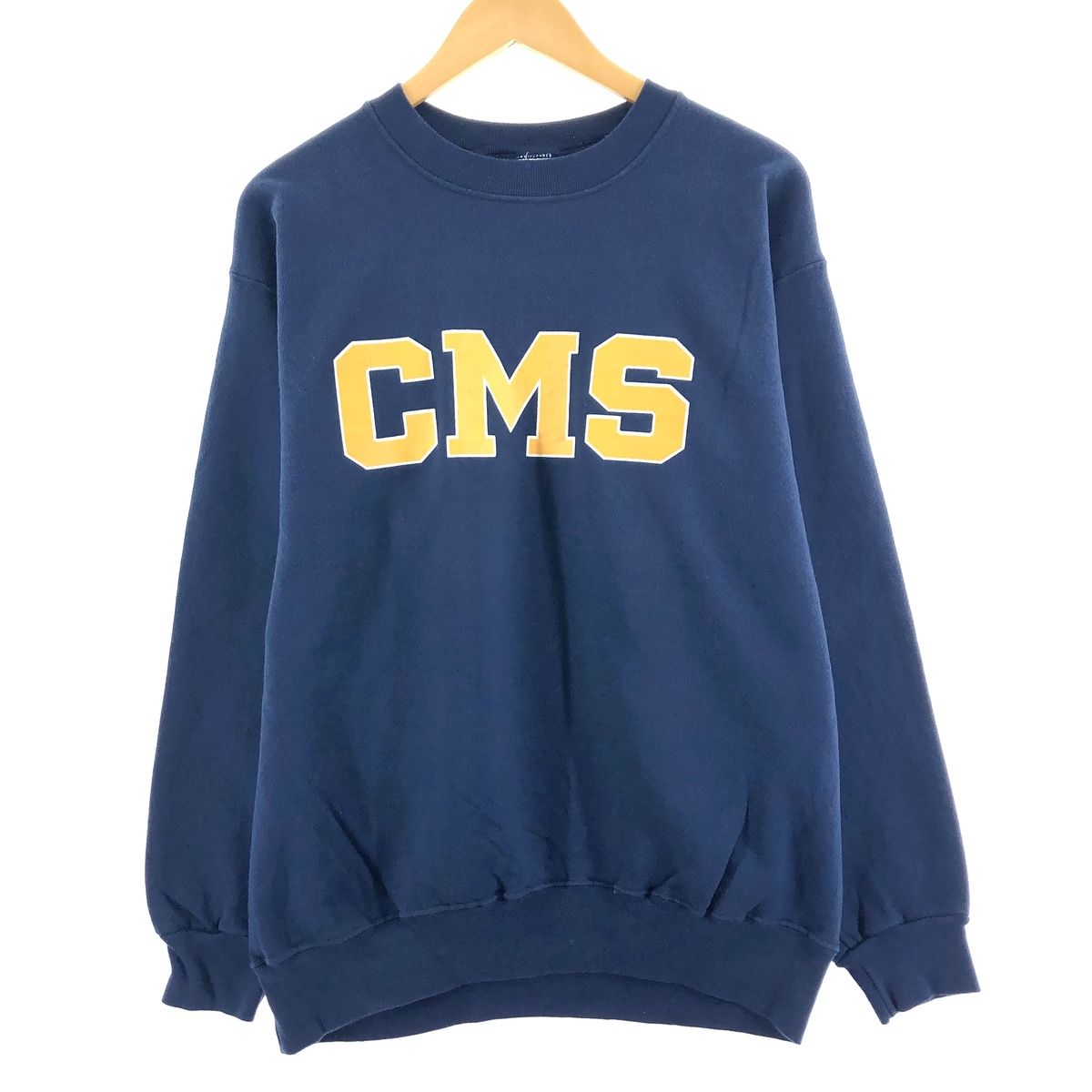 古着 THE COTTON EXCHANGE プリントスウェットシャツ トレーナー USA製 メンズL/eaa377197
