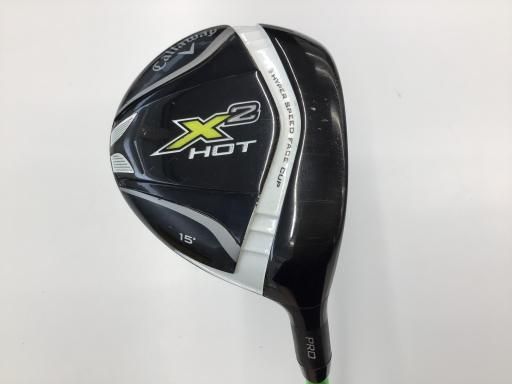 中古】 キャロウェイ X2 HOT PRO 15° フェアウェイウッド FW