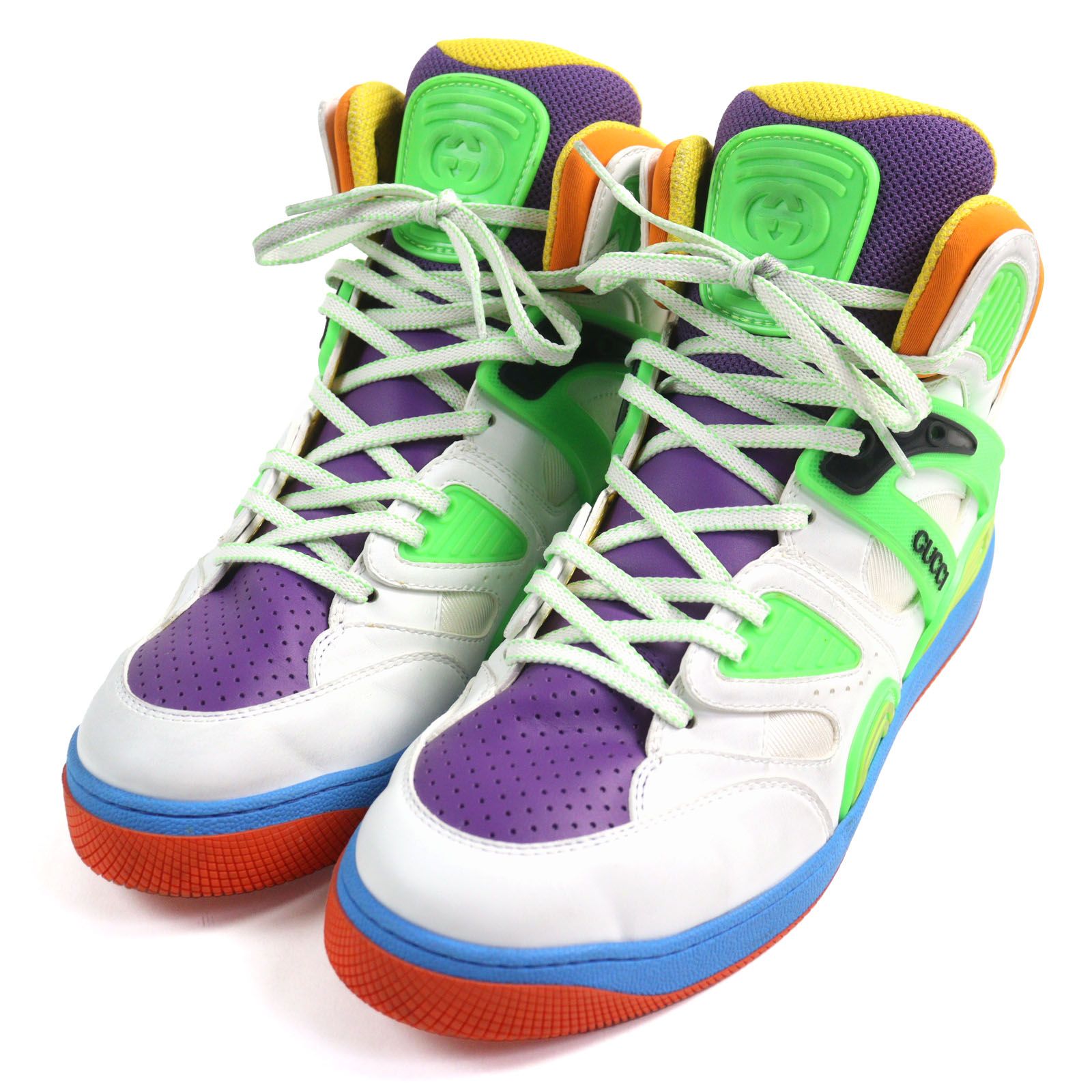 GUCCIバスケットレースアップシューズ