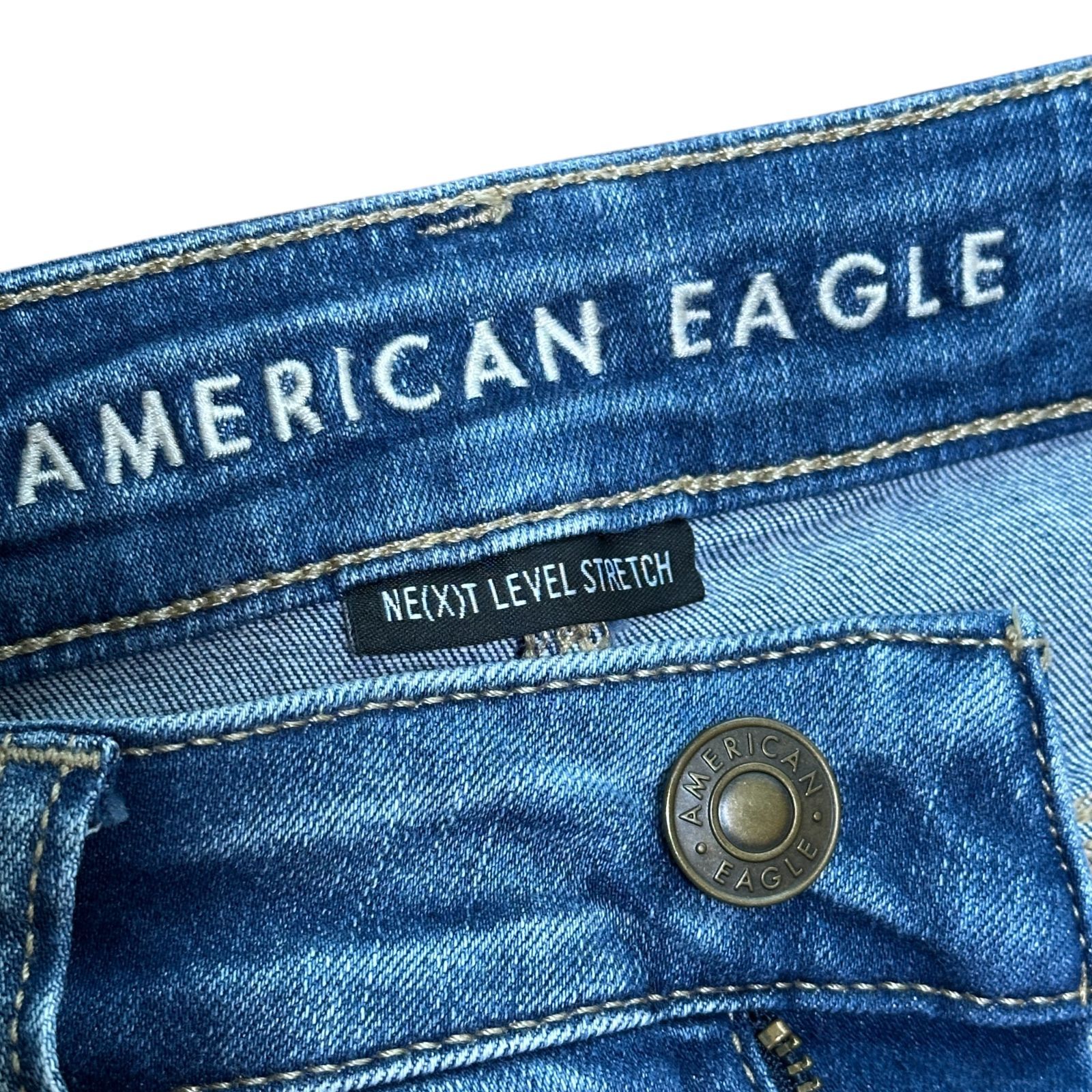 AMERICAN EAGLE JEGGING クラッシュ スキニーデニム レディース