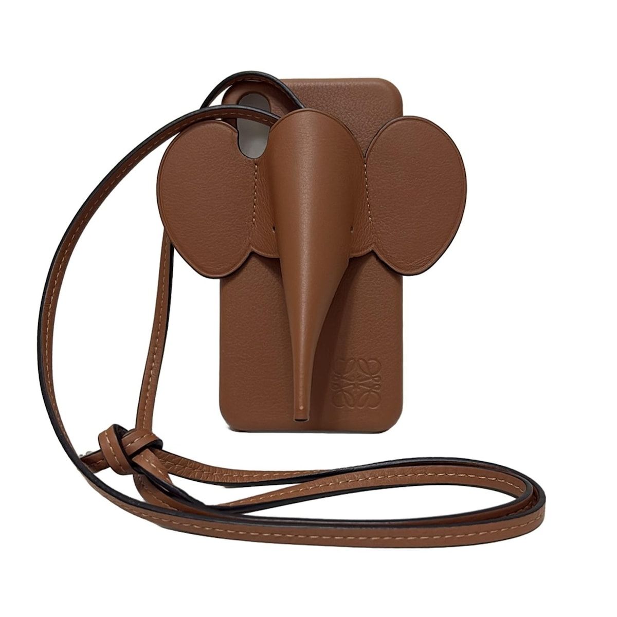 LOEWE(ロエベ) 携帯電話ケース美品 エレファント ダークブラウン