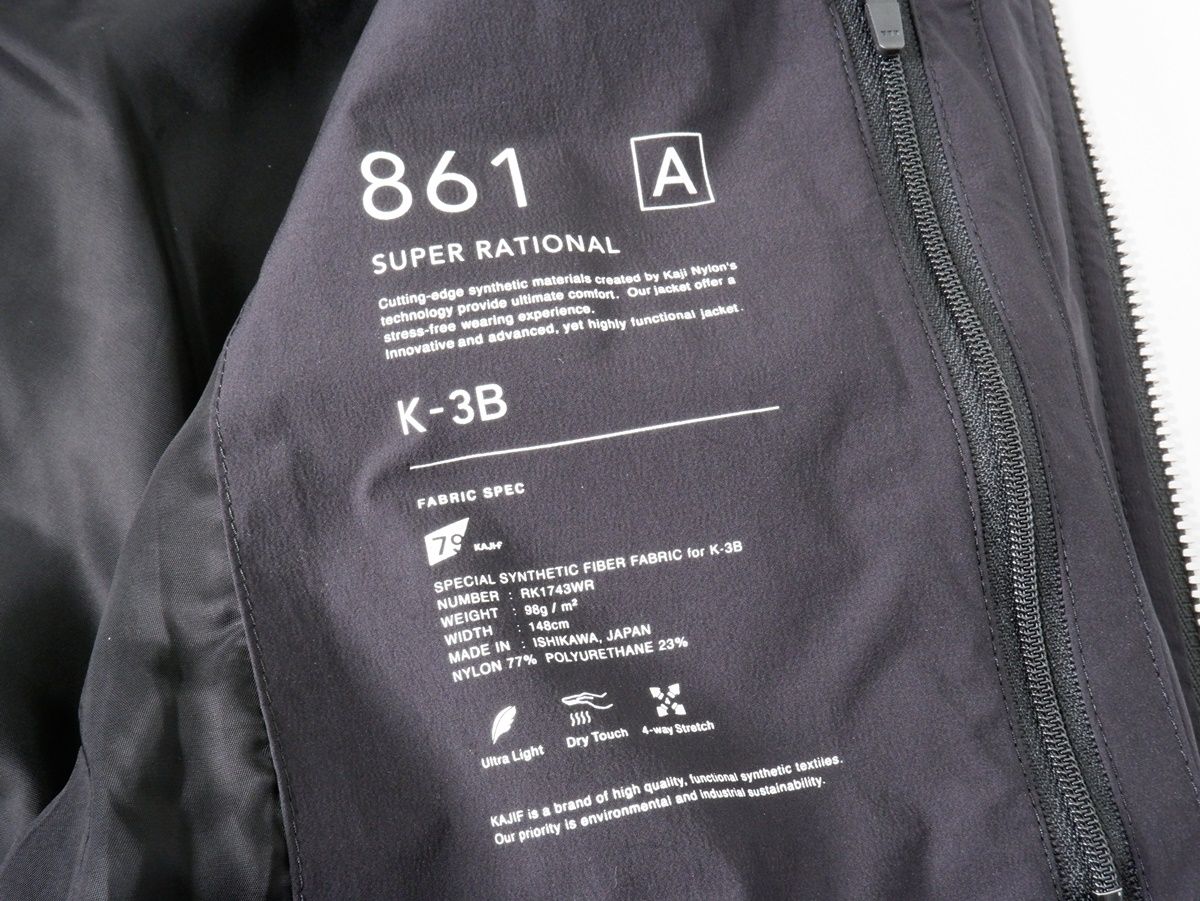 ドレステリア 干場義雅×K-3Bトリプルコラボ MA-1 ブラック 新品未使用 干場義雅×K－3B×DRESSTERIOR】トリプルコラボ MA－1 ブラック