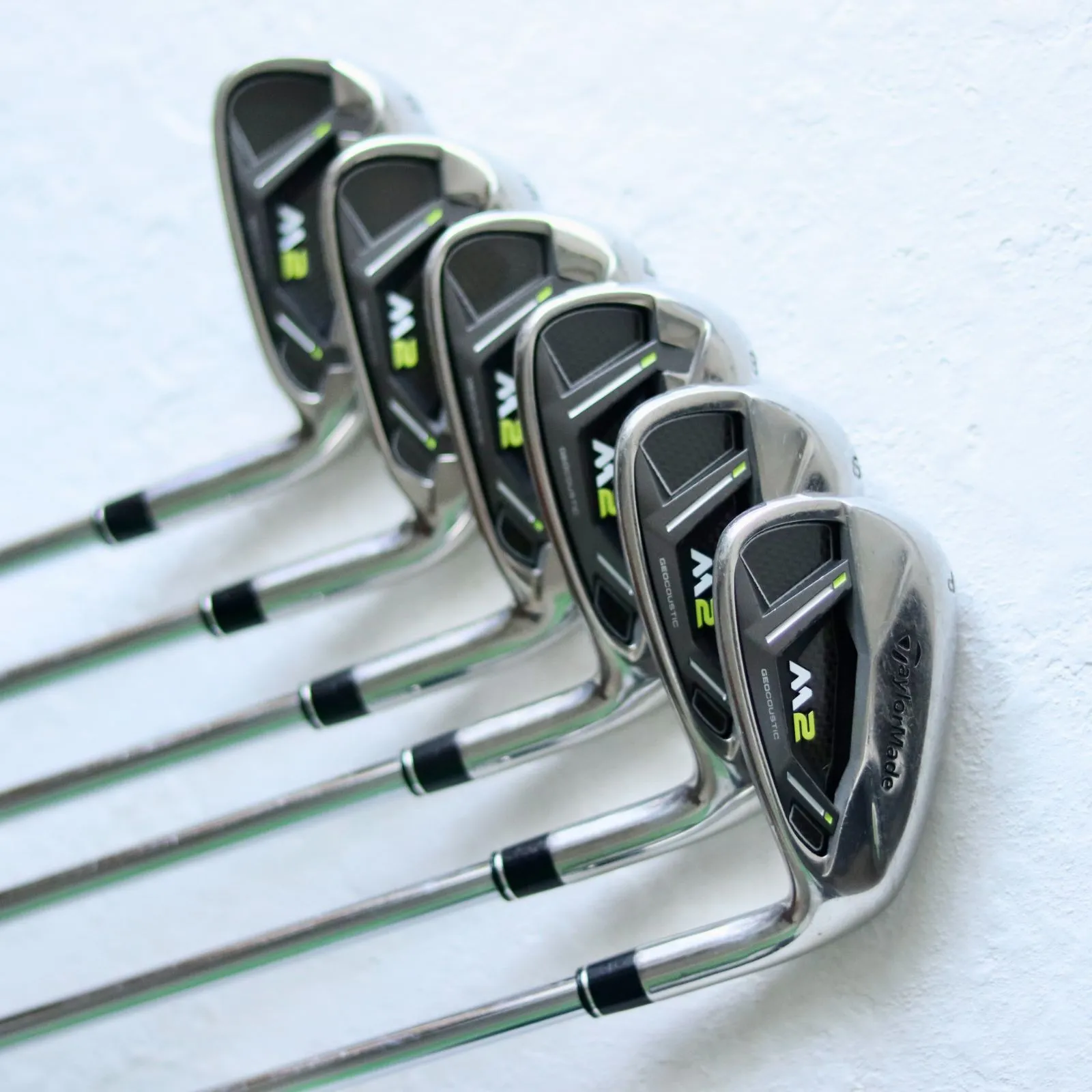 テーラーメイド M2 アイアンセット 5〜PW 6本セット　 純正スチール テーラーメイド M2 アイアン 5〜PW 6本セット 純正スチールUSモデル