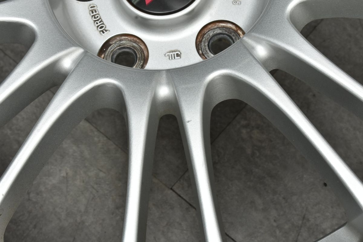 バリ溝】スバル WRX STI 純正 オプション BBS RV739 18in 8.5J +55