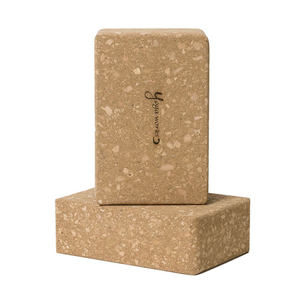 新品 ヨガブロック ヨガワークス ブロック コルクヨガブロック M