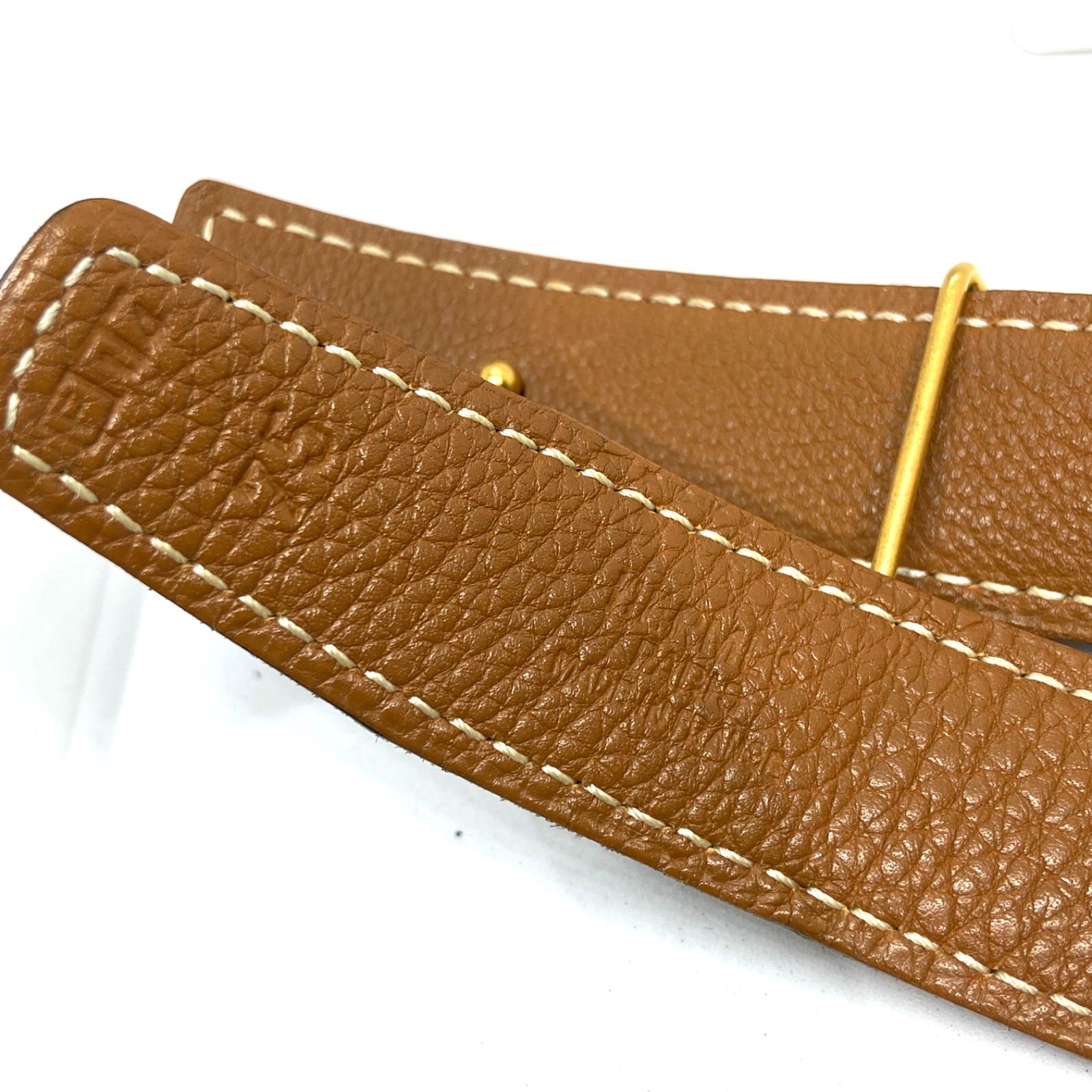 90s archive Carlos Falchi leather belt（Michael Godel