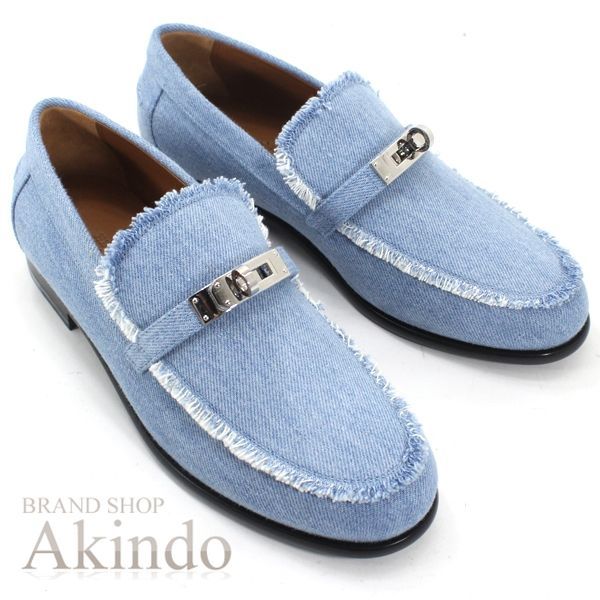 【極美品】HERMES エルメス モカシン デスタン ケリー ローファー HERMES 美品 エルメス モカシン デスタン ケリーモチーフ