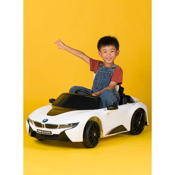乗用玩具 電動車 BMW i8 クーペ 車 子供 こども 電動カー 正規