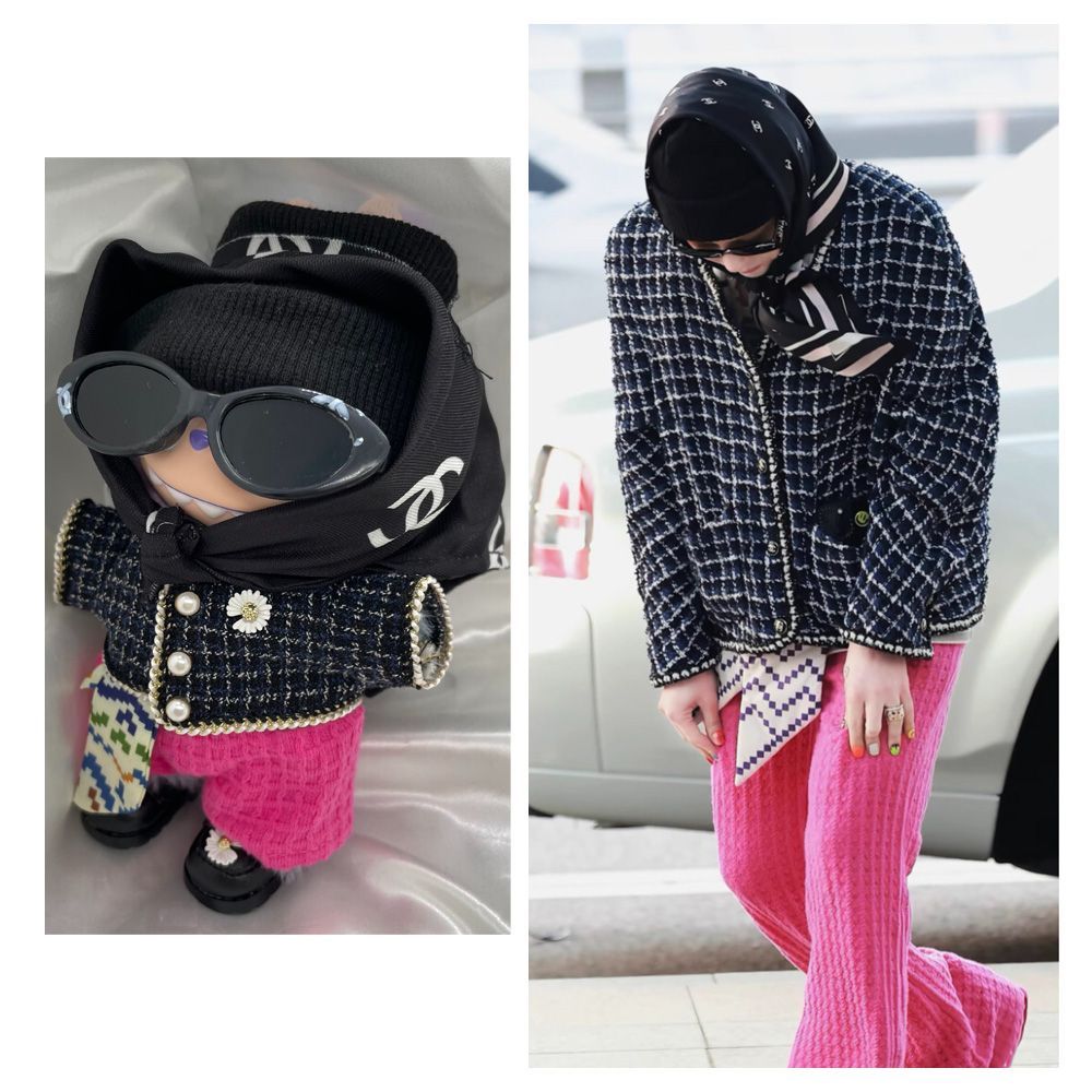15-17 / BIGBANG G-DRAGON ジヨン 着用風 セット 014 Labubu GD