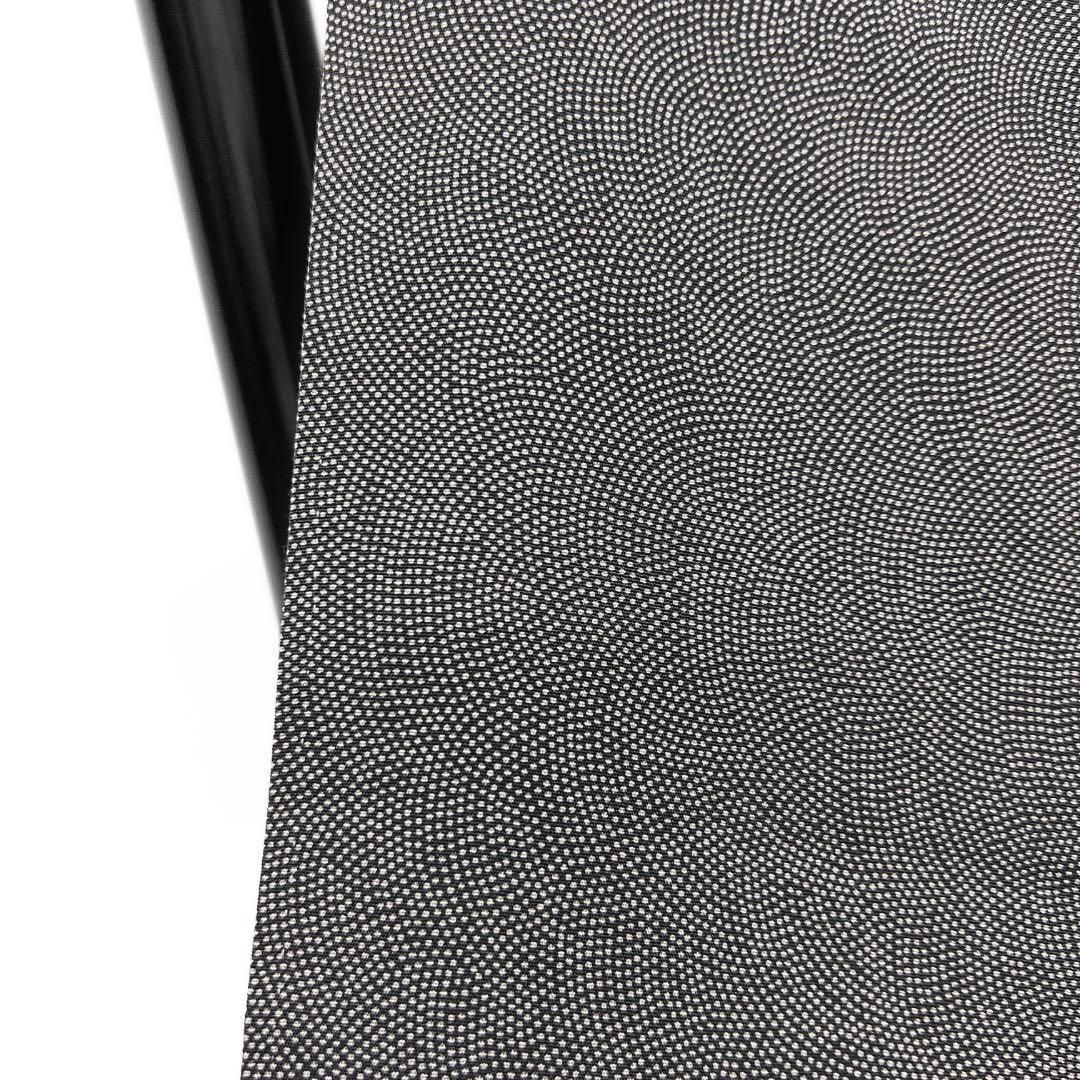 江戸小紋 鮫小紋 モノトーン お洒落 黒地 着物 015a d - メルカリ 