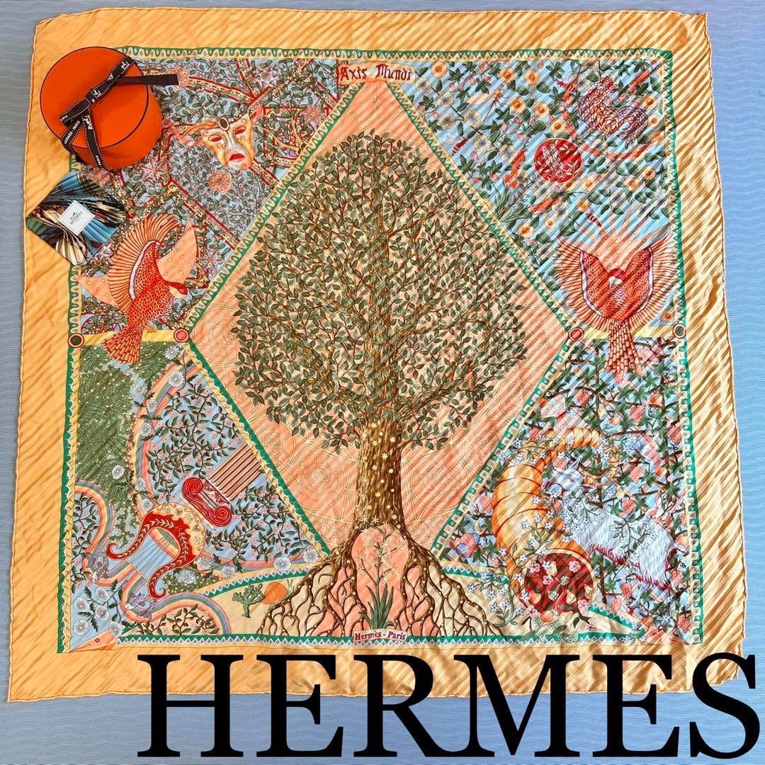 超安い品質 極美品【HERMES】カレ90 エルメス スカーフ シルク 大判