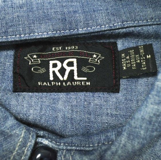 BEAMS PIUS別注 double RL USA製Chambray RRL(楽天市場】RRL x BEAMS PIUS別注 double RL USA製Chambray RRL(楽天市場】RRL x