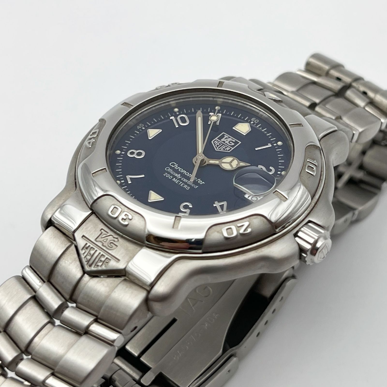 TAG HEUER タグホイヤー 6000シリーズ クロノメーター WH5113-2 ブルー