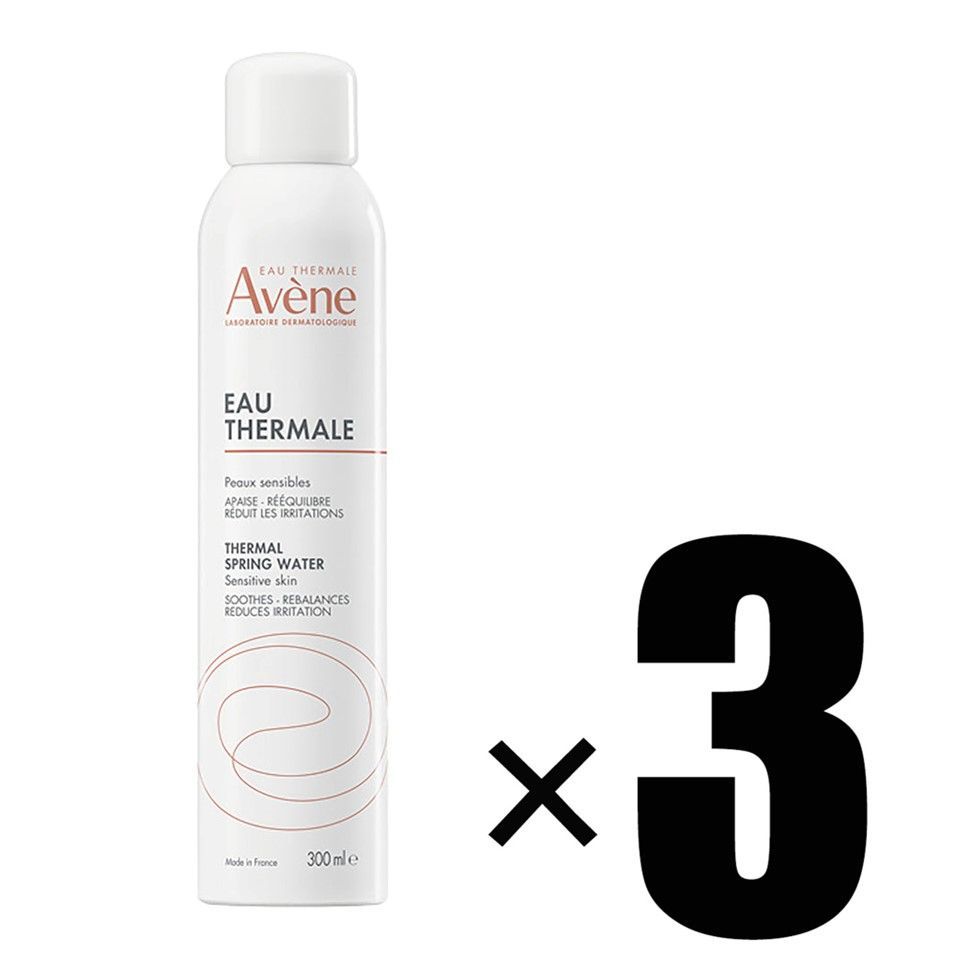 3本 Avene アベンヌウォーター 300ml×3 ミスト状化粧水 期限：29/5/31