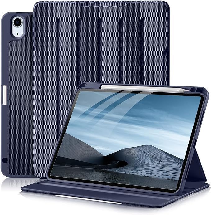 Maledan ipad air 第5世代 ケース 四段階角度調節 iPad air4 ケース