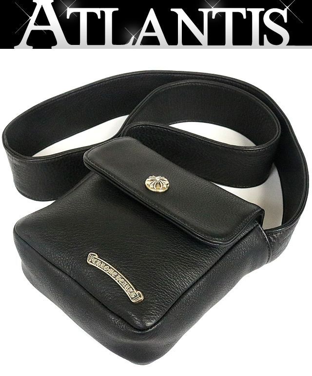 銀座店 クロムハーツ 新品 ミニショルダー バッグ クロスボタン 91564