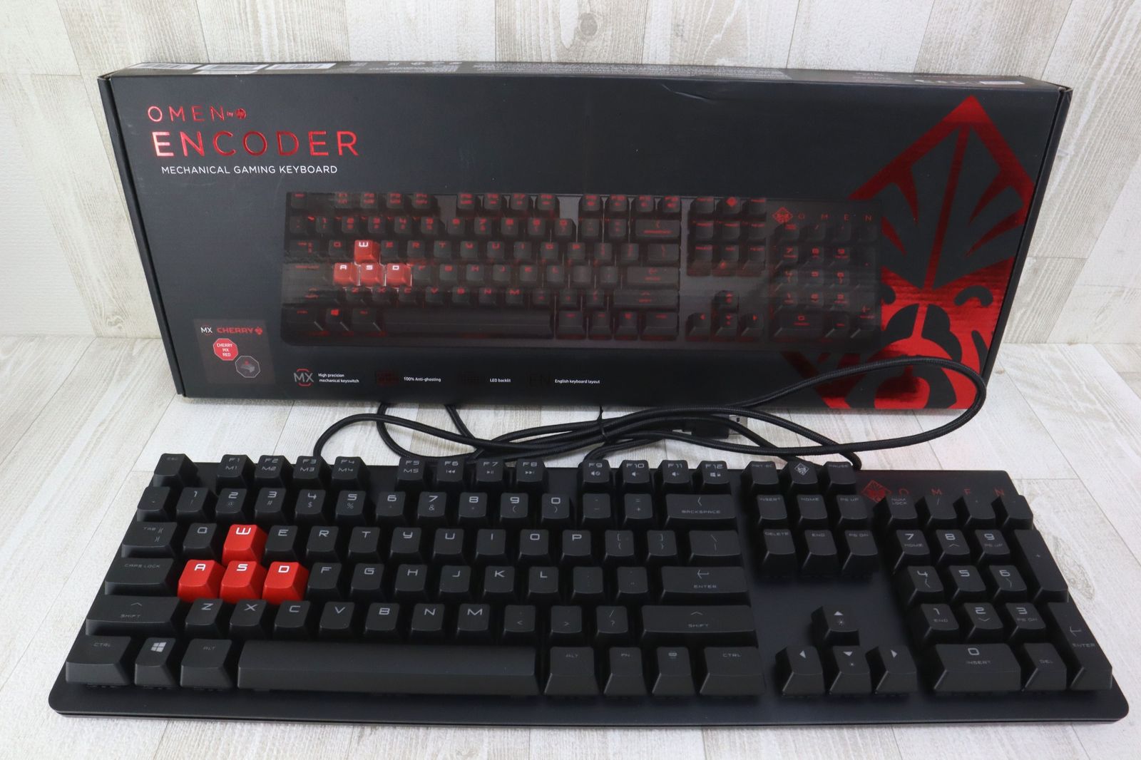 OMEN by HP Encoder メカニカル ゲーミングキーボード レッド