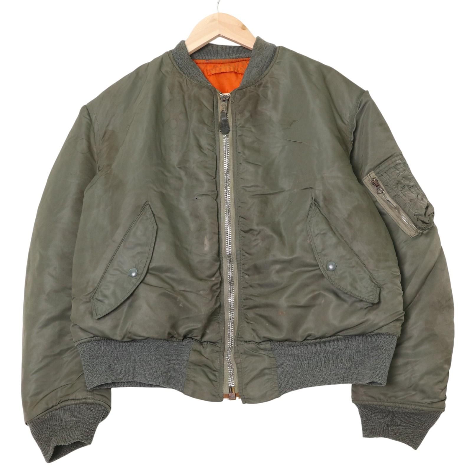 70年代 米軍実物 U.S.AIRFORCE MA-1 フライトジャケット