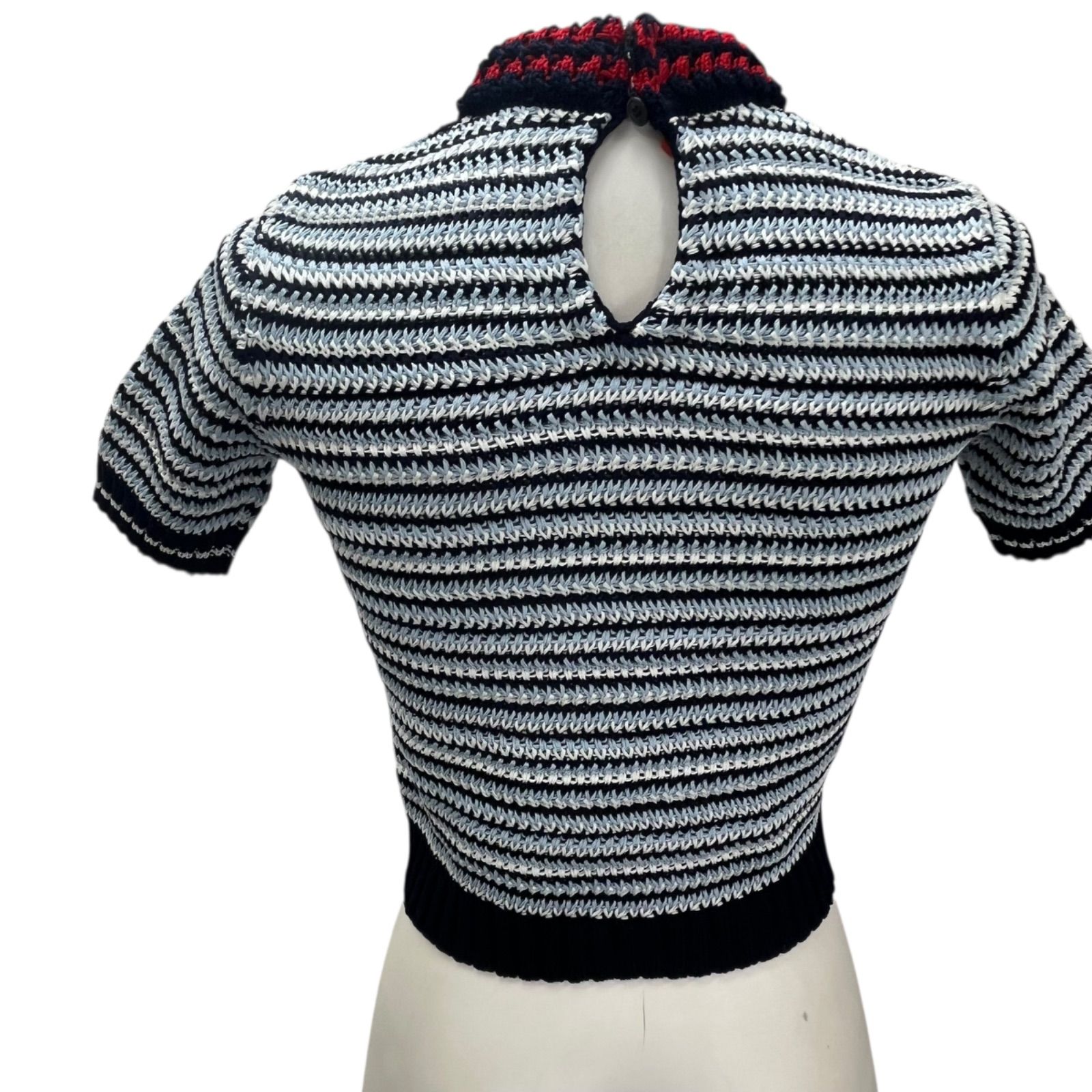 MIU MIU 21ss カットソー Miu Miu Stretch jersey top with logo | REVERSIBLE