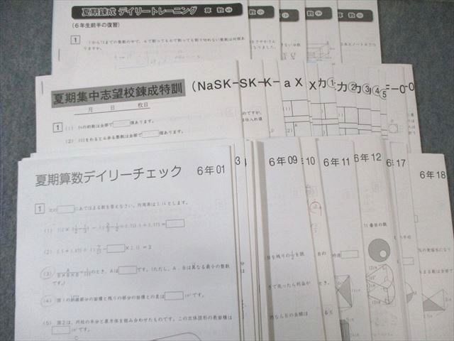 SAPIX 小6 サピックス 算数 デイリー/スプリング/サマー/ウインターなど 通年セット 【計245回分】 2023 ★ ☆ 000L2D SAPIX 小6 サピックス 算数 デイリー/スプリング/サマー