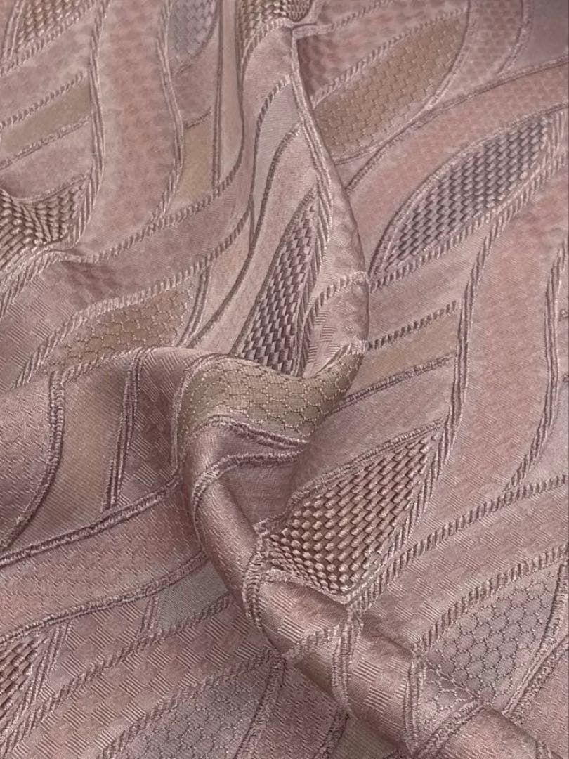 コート地 ふくれ織 紋意匠 手染め 正絹 反物 - メルカリ