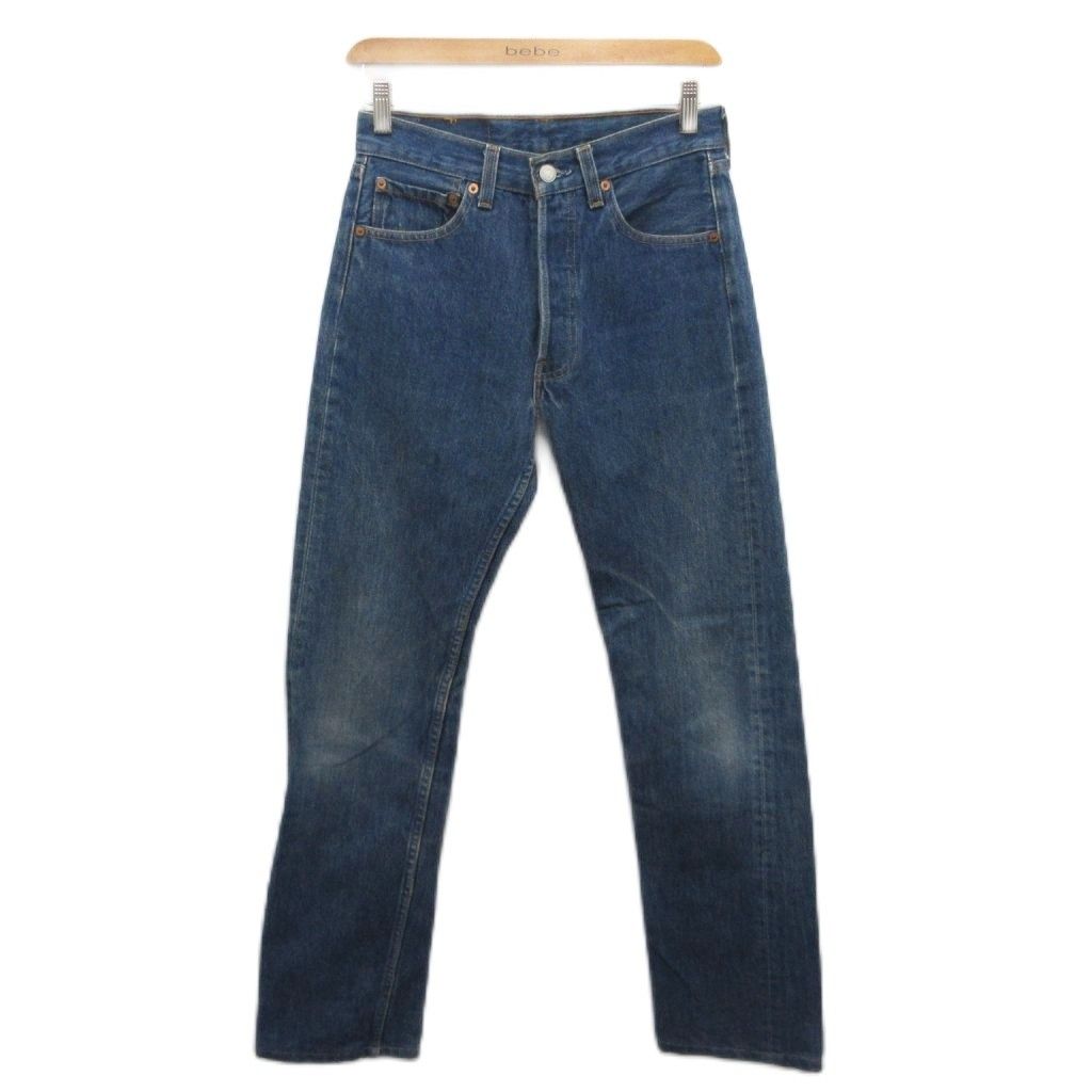 リーバイス Levi s ヴィンテージ 古着 90s 95年製 501デニムパンツ ジーンズ ボタン裏552 ボタンフライ ストレート W29 L36 インディゴ 35262-3 MET2