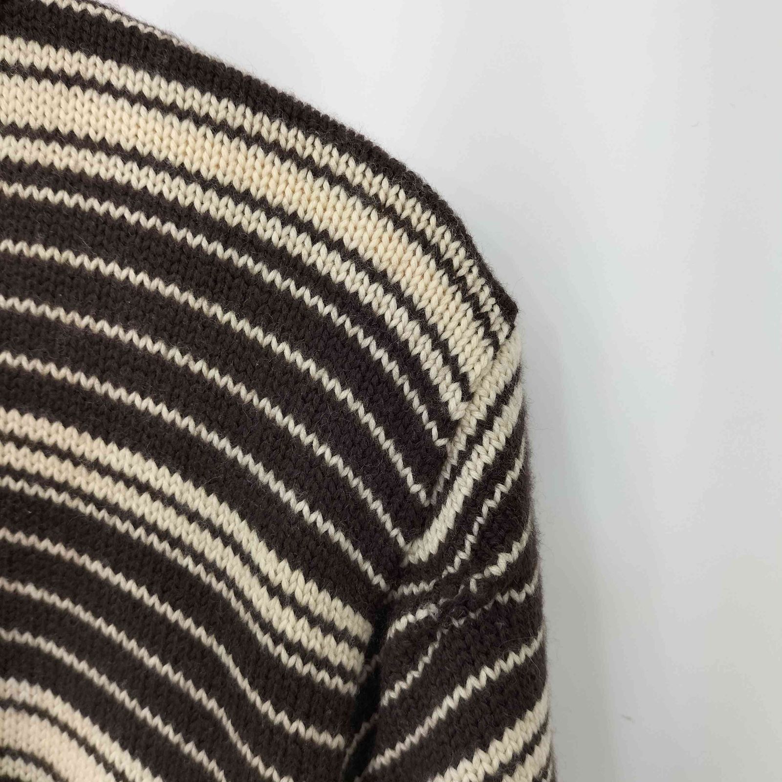 90s agnes b homme アニエスベー 縮絨カシミアxウール アニエスベーオム Agnes b.homme 90S ウール100% ボーダーニット