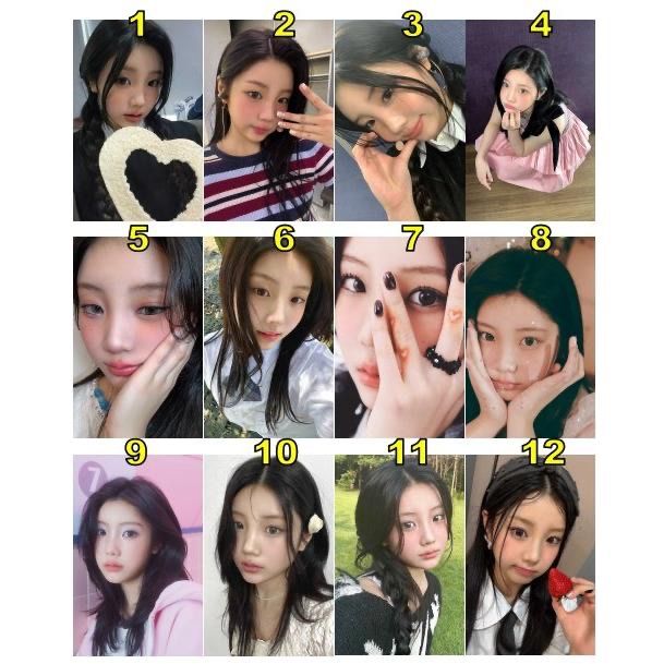 K-POP グッズ ILLIT アイリット WONHEE ウォンヒ トレカ 風 フォト