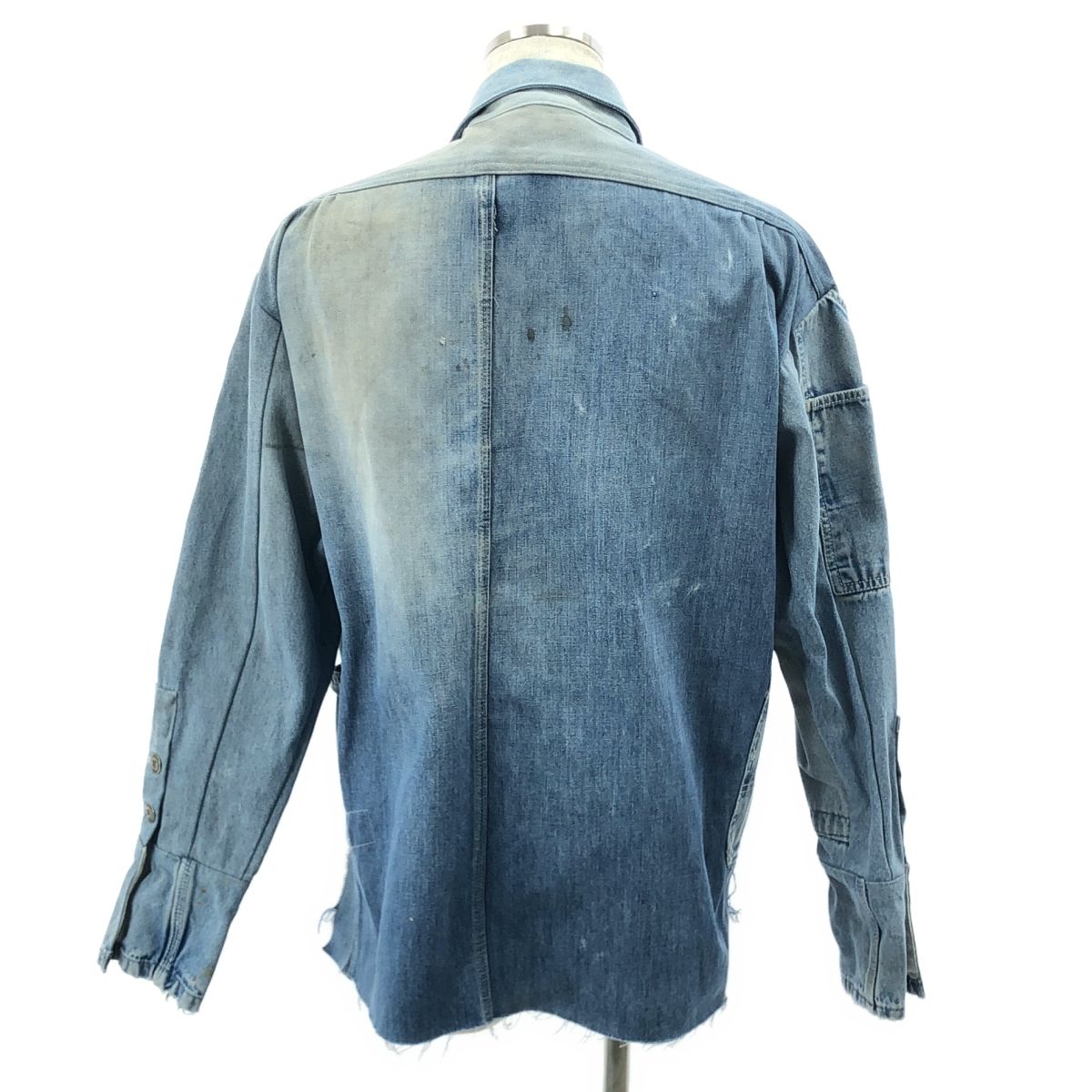 グレッグローレン　ボアジャケット　デニムジャケット　Greg Lauren グレッグローレンボアジャケットデニムジャケットGreg Lauren