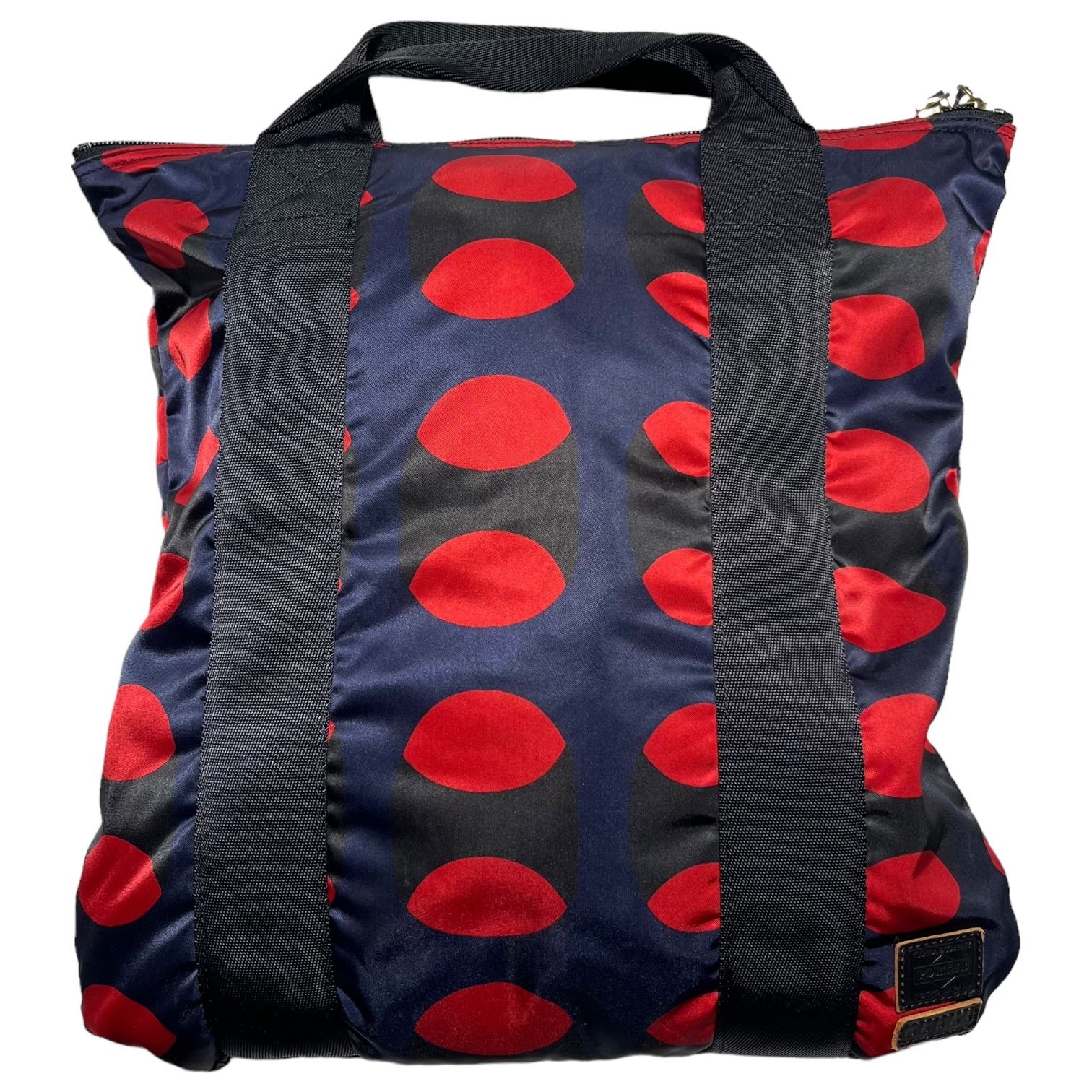 MARNI × PORTER(マルニ×ポーター) 2WAY dot rucksack ドット リュックサック トート ネイビー×レッド - メルカリ