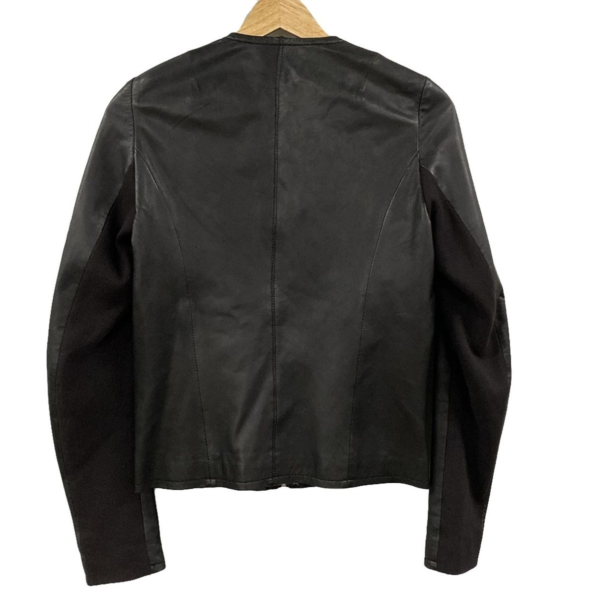 ESTNATION エストネーション ブルゾン サイズ38 M レディース 黒 春 秋物 レザー