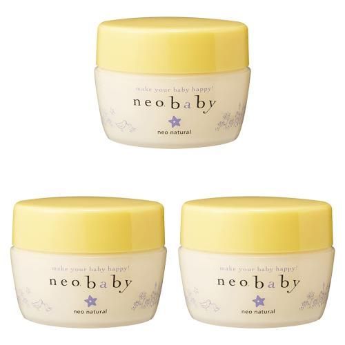 [馬油クリーム] neobaby ネオベビー ニコリベビークリーム 無添加 国産 オーガニック 保湿 ネオナチュラル 40mL 3個セット