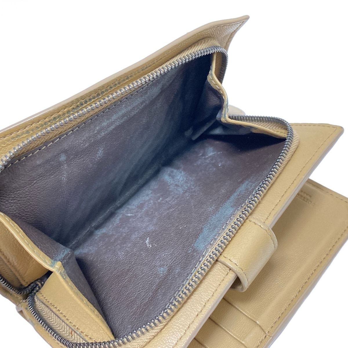 ボッテガヴェネタマキシイントレチャートカセット二つ折財布ウォレット